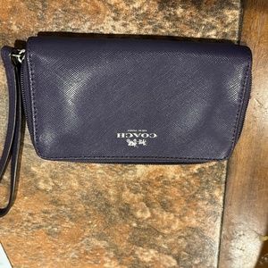 NWT Coach Wristlet - Purple